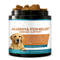 Pure Majesty Pets dog allergy relief and itchy skin chews for immune and skin support